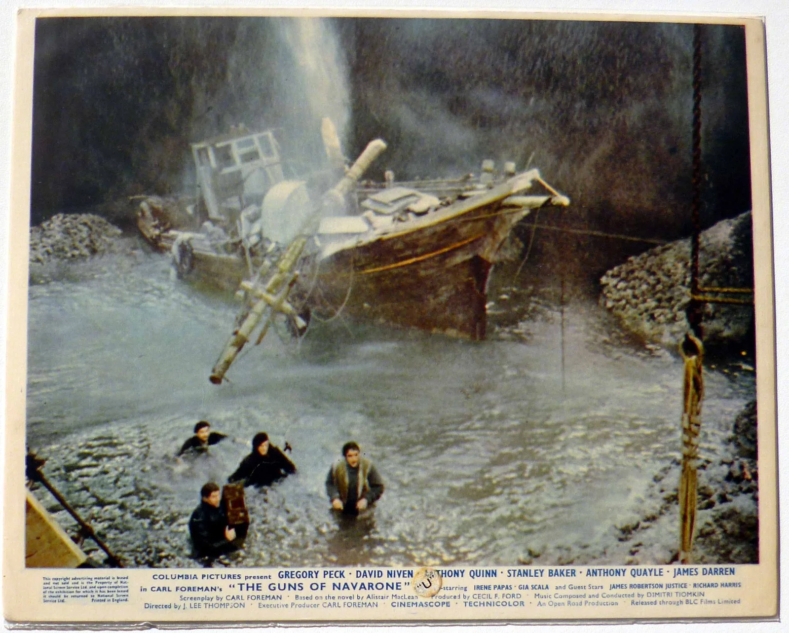 The Guns Of Navarone 1-8 UK Film Stills 1961, изображение 3
