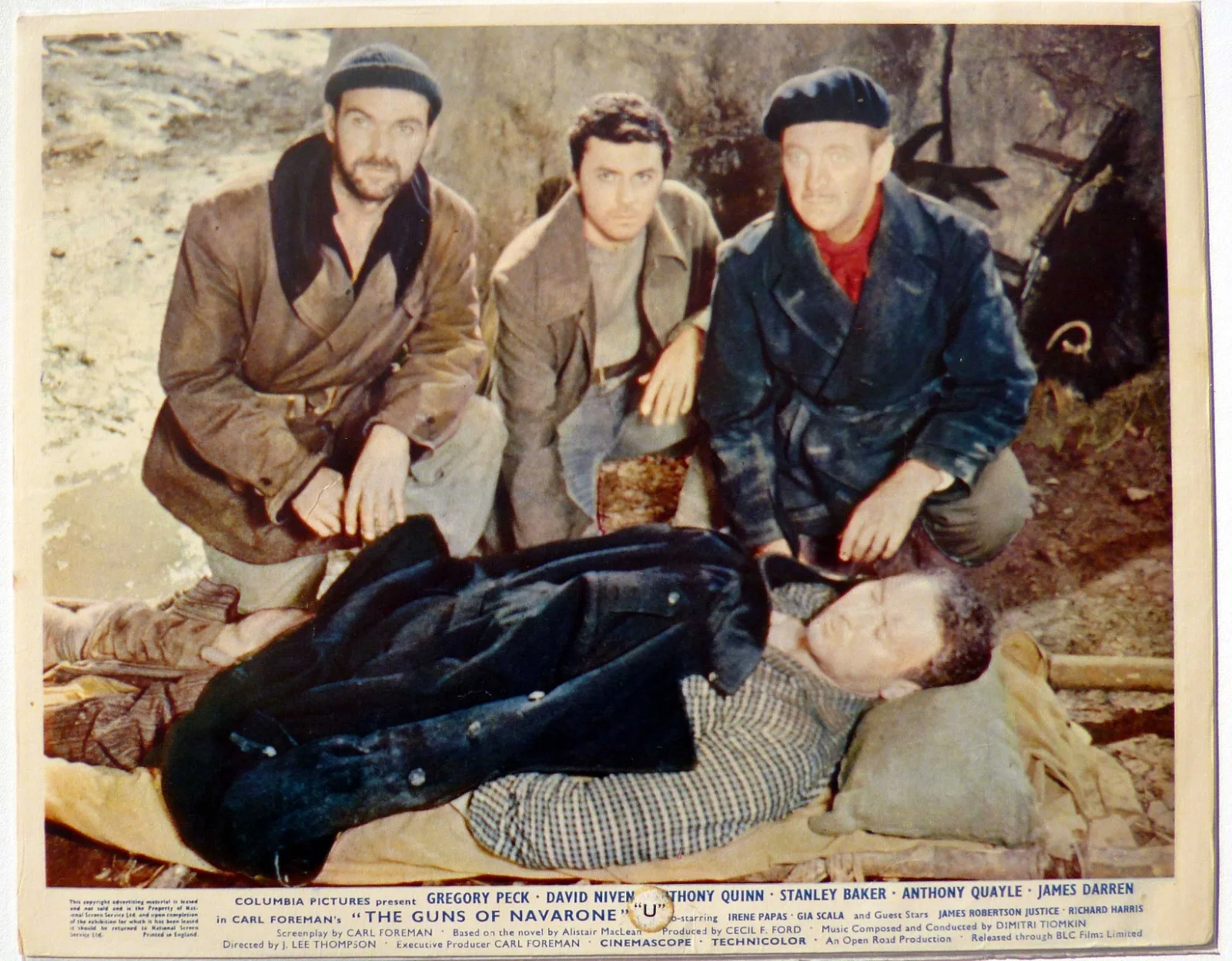 The Guns Of Navarone 1-8 UK Film Stills 1961, изображение 4