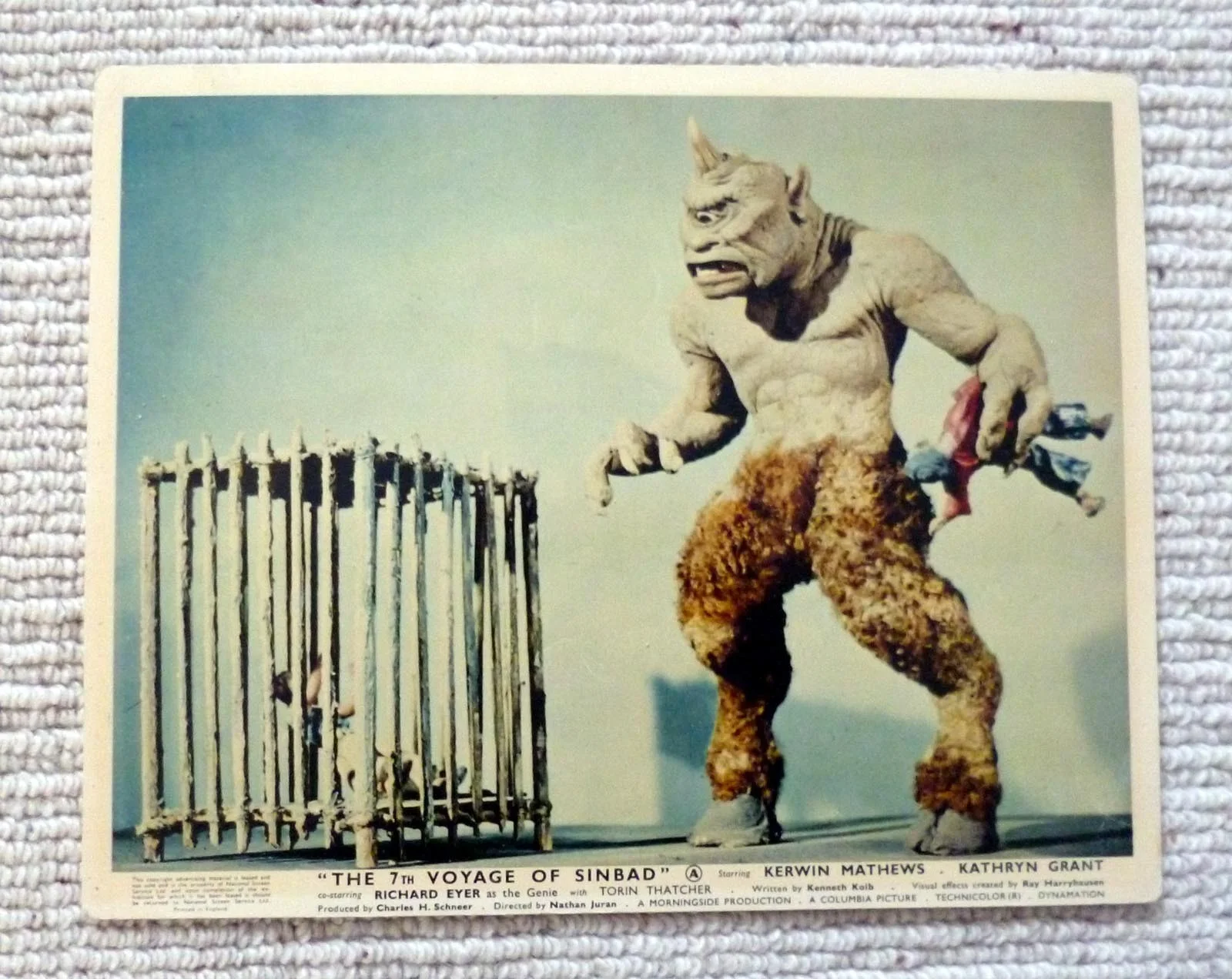 The 7th Voyage of Sinbad 1958 UK Lobby Card Set, image 2