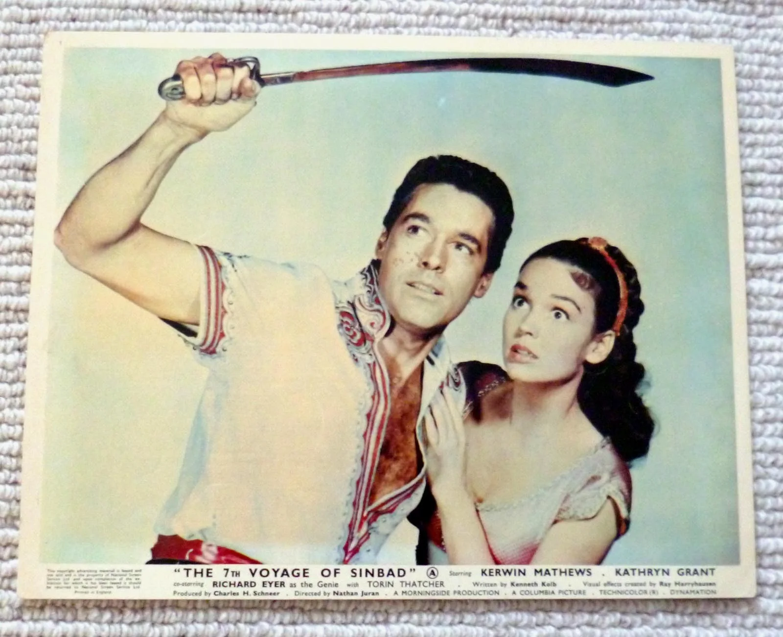The 7th Voyage of Sinbad 1958 UK Lobby Card Set, image 5