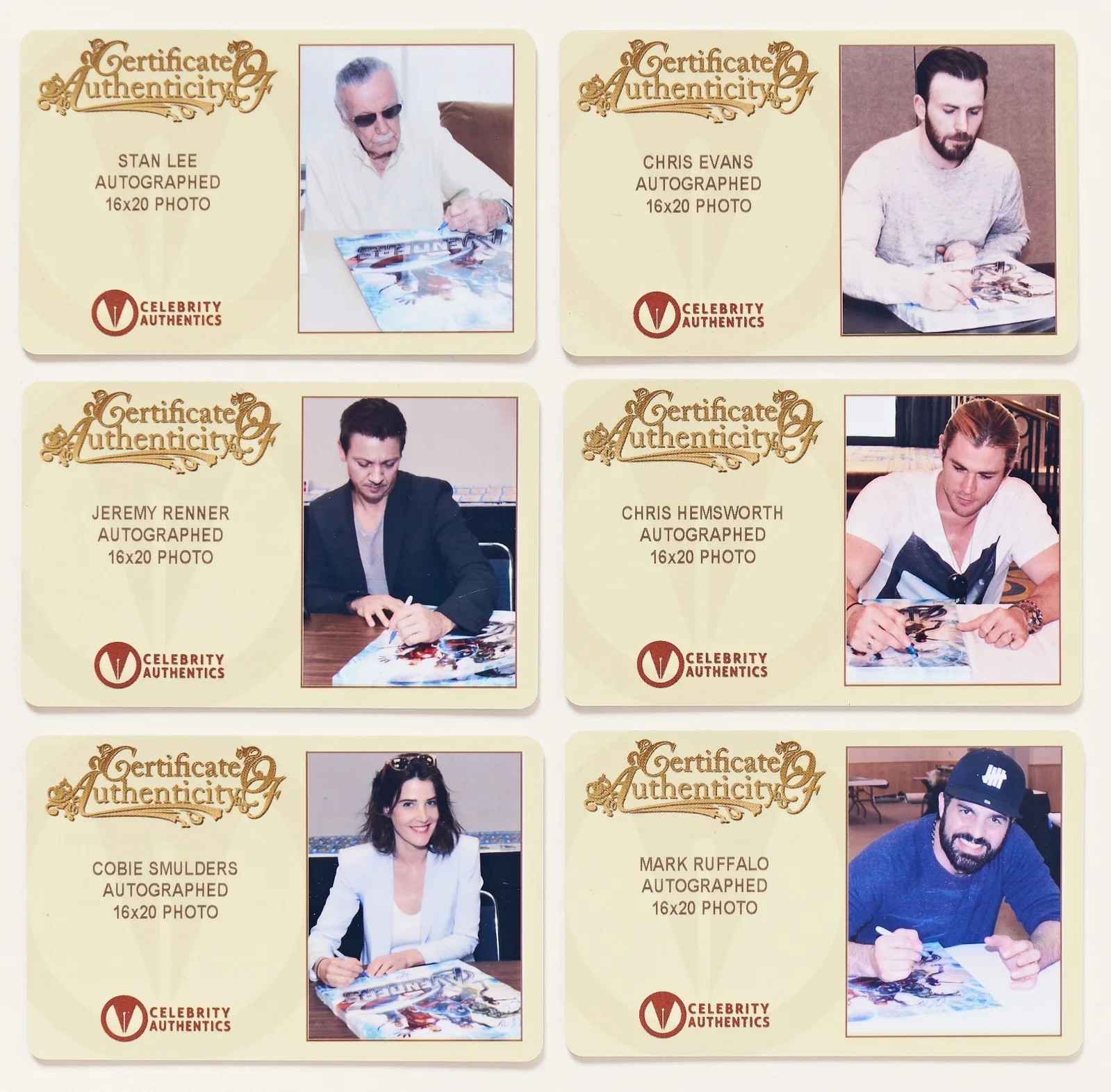 "The Avengers" Cast Signed Poster Including a Stan Lee Autograph w Celeb Auth CO, image 3