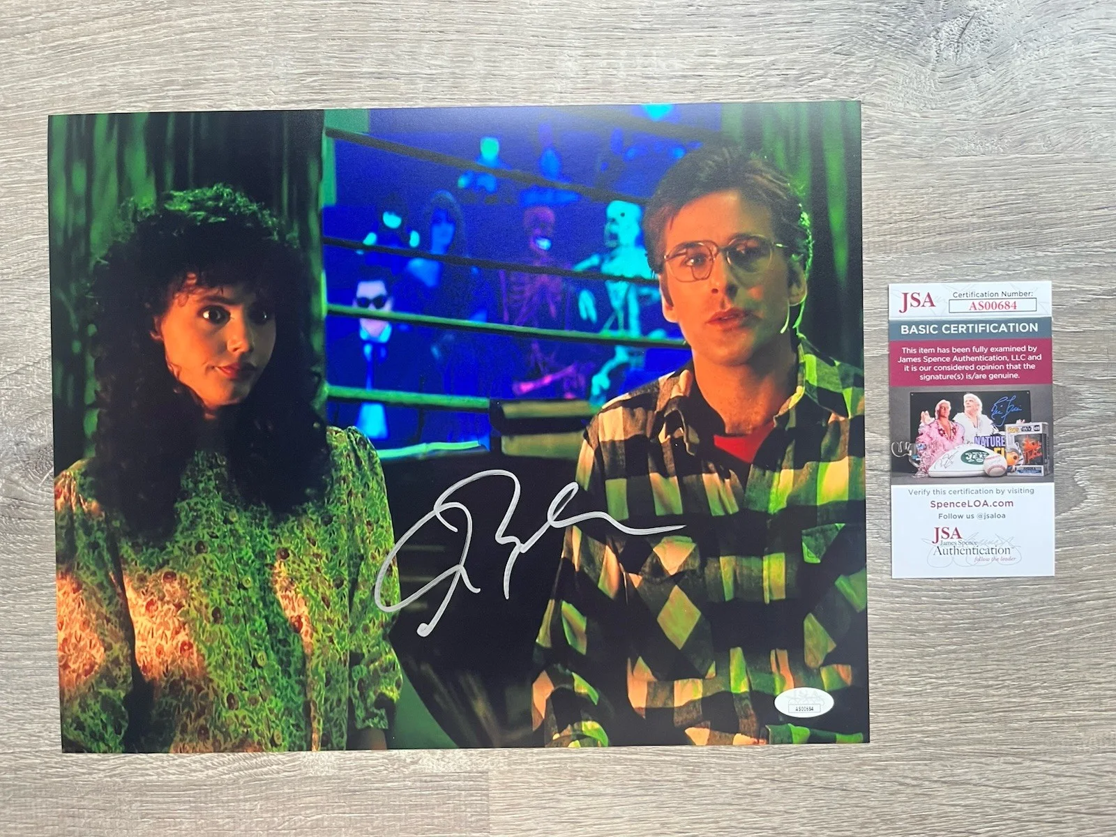 Alec Baldwin — Alec Baldwin Signed Beetlejuice 11x14 Photo JSA COA Adam Maitland Horror Auto