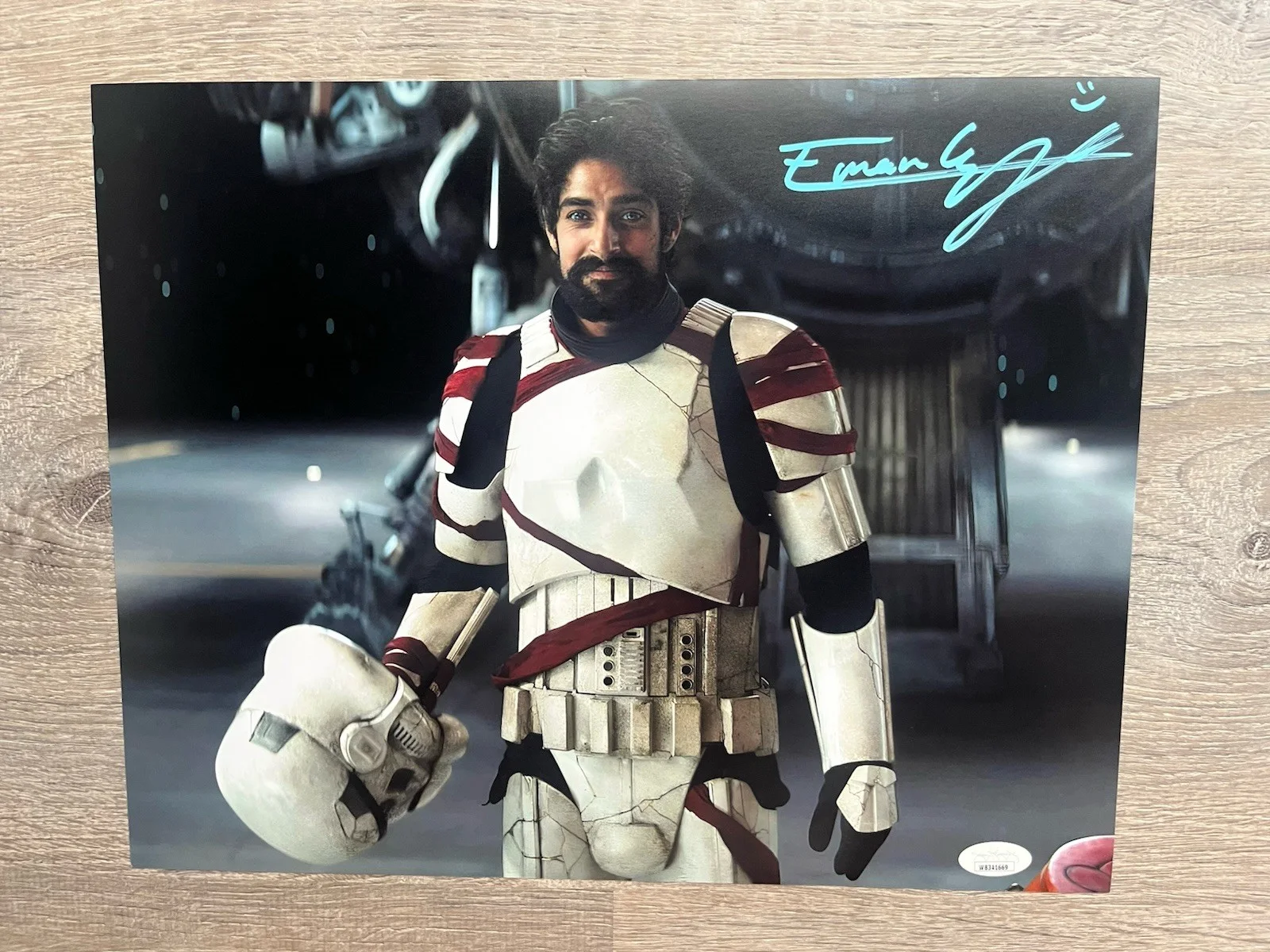 Eman Esfandi — Eman Esfandi Signed Ezra Bridger 11x14 Photo JSA COA AHSOKA Star Wars, image 2