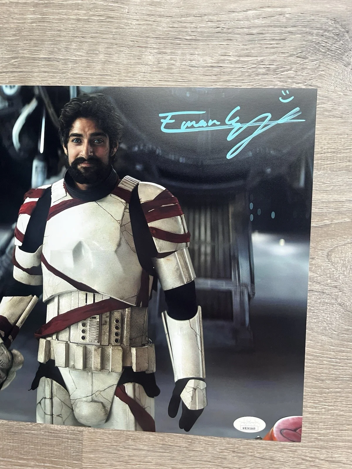 Eman Esfandi — Eman Esfandi Signed Ezra Bridger 11x14 Photo JSA COA AHSOKA Star Wars, image 3