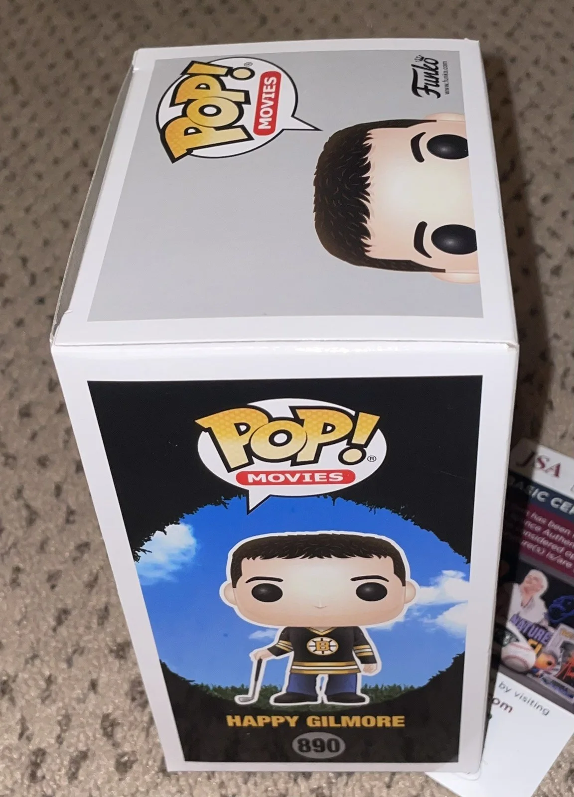 ADAM SANDLER SIGNED FUNKO POP JSA AUTOGRAPH HAPPY GILMORE GOLF ⛳️ 🏒, image 5