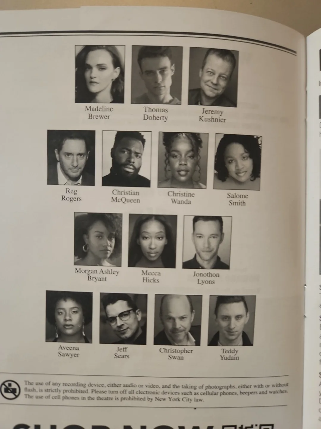 Cast — Little Shop Of Horrors Signed Playbill - Thomas Doherty, Madeline Brewer ³, изображение 2