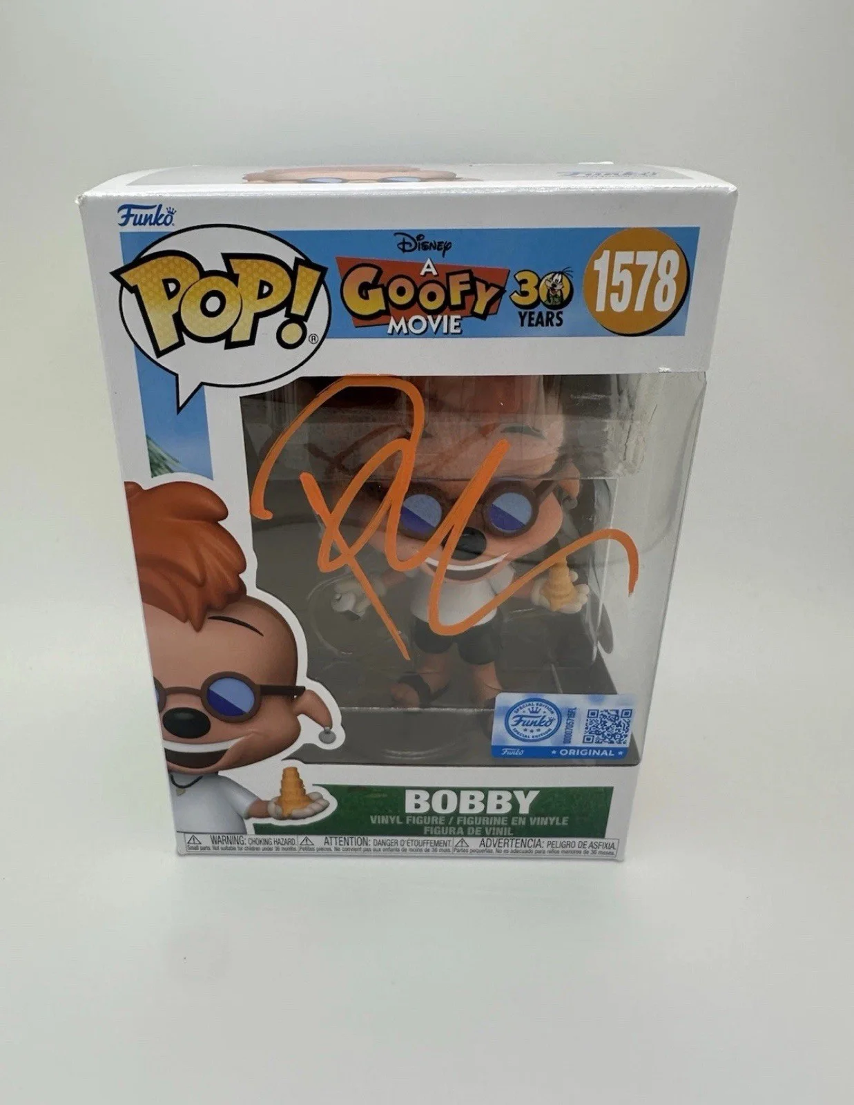 PAULY SHORE SIGNED BOBBY FUNKO POP DISNEY A GOOFY MOVIE JSA COA, image 2
