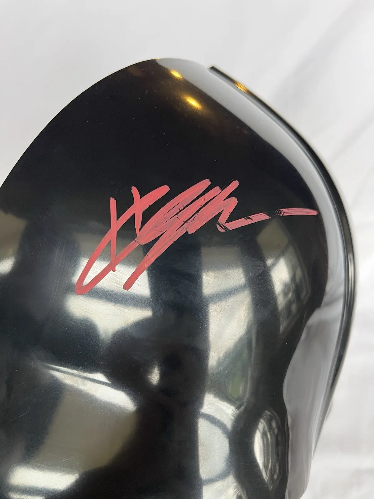 HAYDEN CHRISTENSEN AND EWAN MCGREGOR SIGNED DARTH VADER HELMET - WWOC COA, image 2