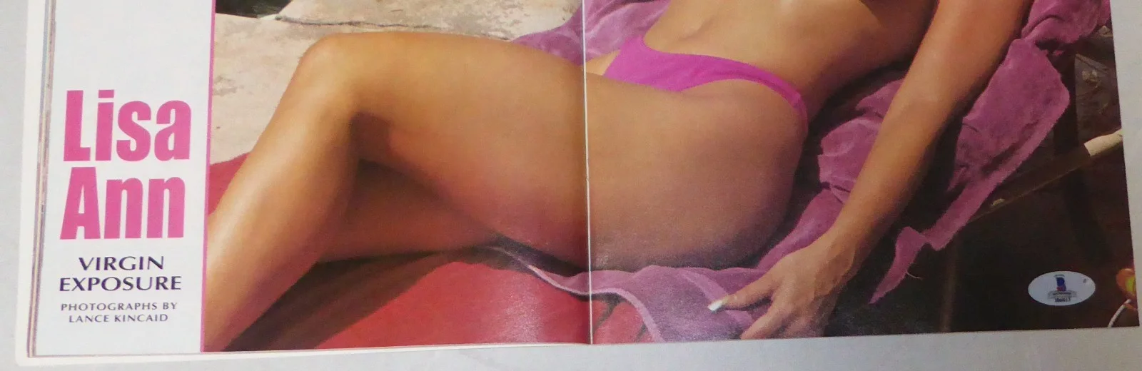 Lisa Ann — Lisa Ann Signed May 1995 Magazine BAS COA MILF Adult Film Star Legend Auto'd, изображение 3