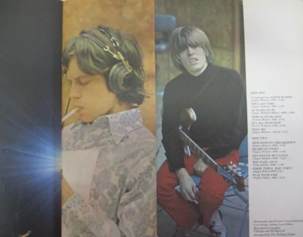 The Rolling Stones Signed “Big Hits (High Tide and Green Grass)” Album Cover, image 3