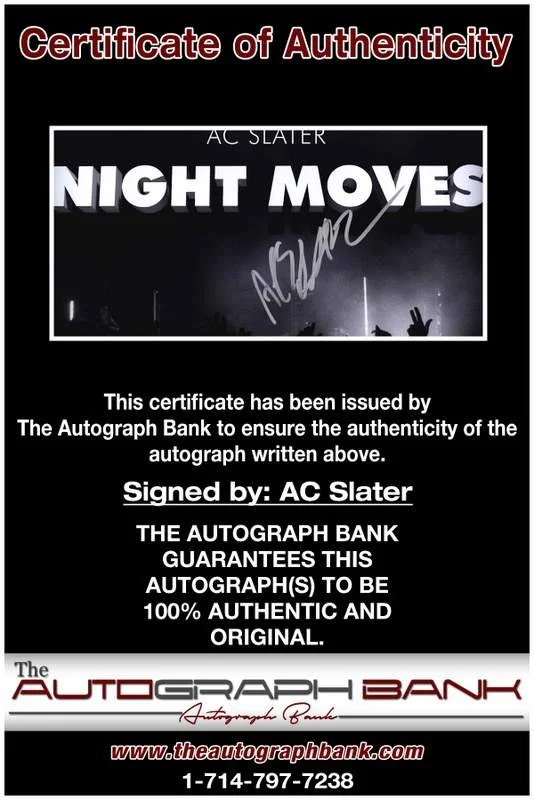 AC Slater — AC Slater authentic signed EDM dj 8x10 photo W/Certificate Autographed (A0013), изображение 2