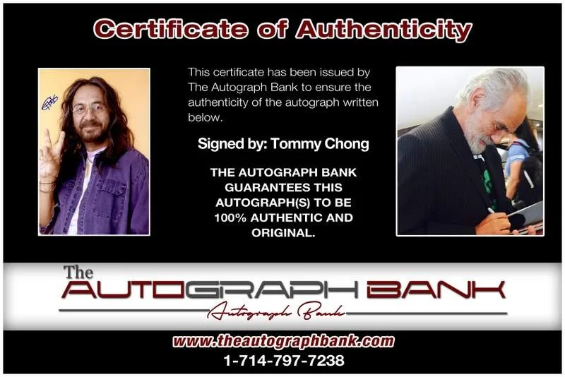 Tommy Chong — Tommy Chong authentic signed celebrity 10x15 photo W/Cert Autographed A00125, image 2