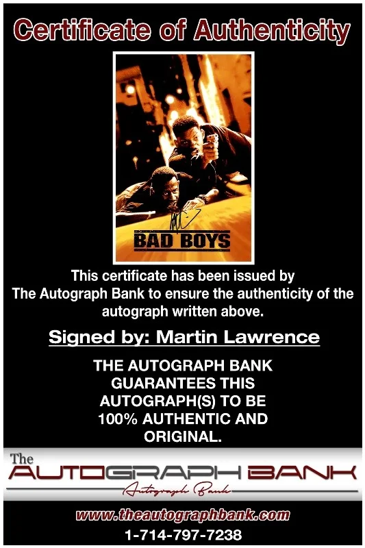 Martin Lawrence — Martin Lawrence authentic signed celebrity 10x15 photo W/Cert Autographed 2616e, изображение 2