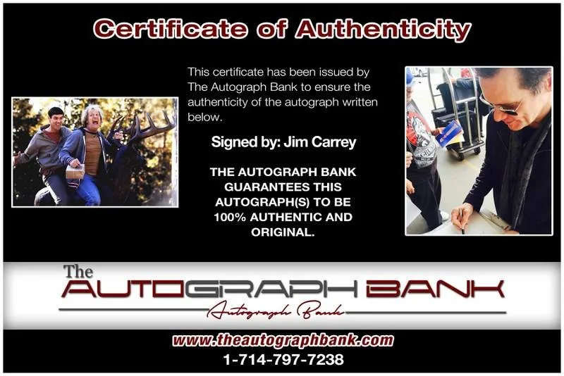 Jim Carrey — Jim Carrey authentic signed celebrity 10x15 photo W/Cert Autographed A0001, image 2
