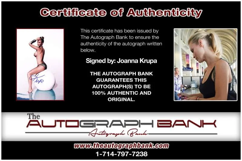 Joanna Krupa — Joanna Krupa authentic signed model 10X15 photo W/Cert Autographed A0020, изображение 2