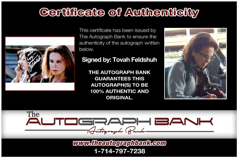 Tovah Feldshuh — Tovah Feldshuh authentic signed celebrity 8x10 photo W/Cert Autographed 127a1, image 2
