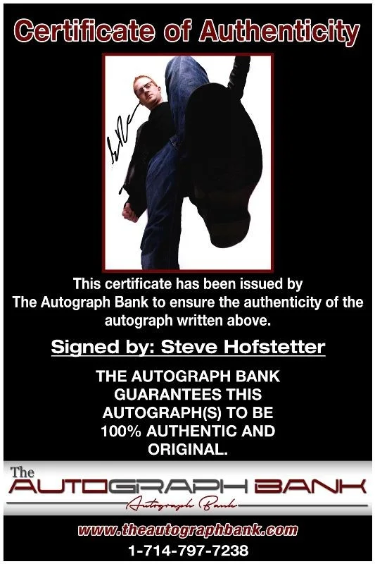 Steve Hofstetter — Steve Hofstetter authentic signed celebrity 8x10 photo |CERT Autographed 51816c1, изображение 2