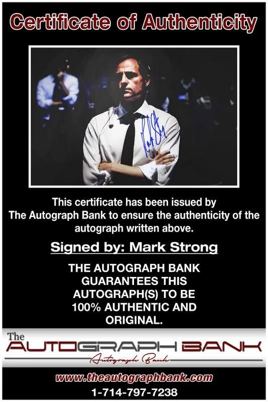 Mark Strong — Mark Strong authentic signed celebrity 8x10 photo W/Cert Autographed A1, image 2
