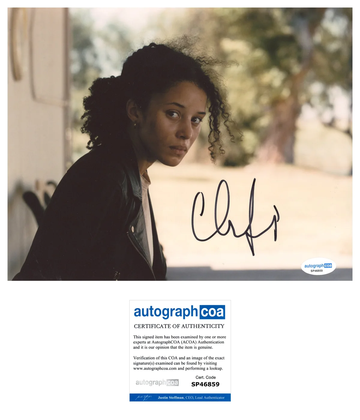 Chase Infiniti One Battle Autographed Signed 8x10 Photo ACOA, image 2