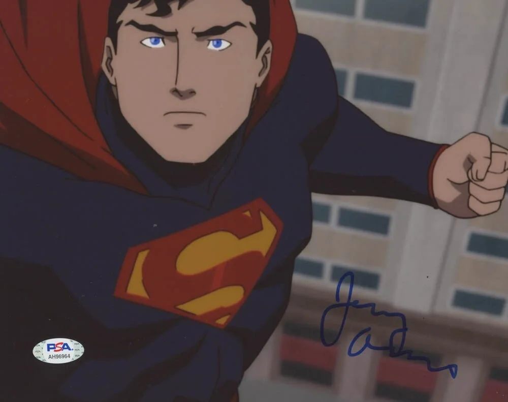 Jerry O'Connell Superman Signed Justice League Dark Apokolips War 8x10 Photo PSA