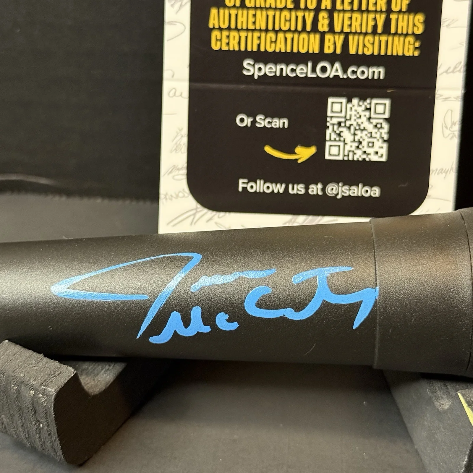 Jesse McCartney Signed Microphone Autographed Mic Beautiful Soul Singer JSA COA, изображение 2