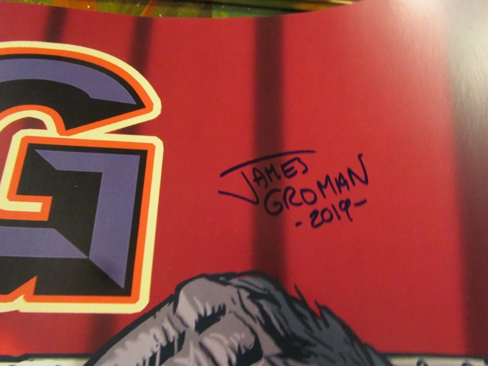 JAMES GROMAN — KING KORPSE SIGNED AUTOGRAPHED By JAMES GROMAN POSTER, изображение 3