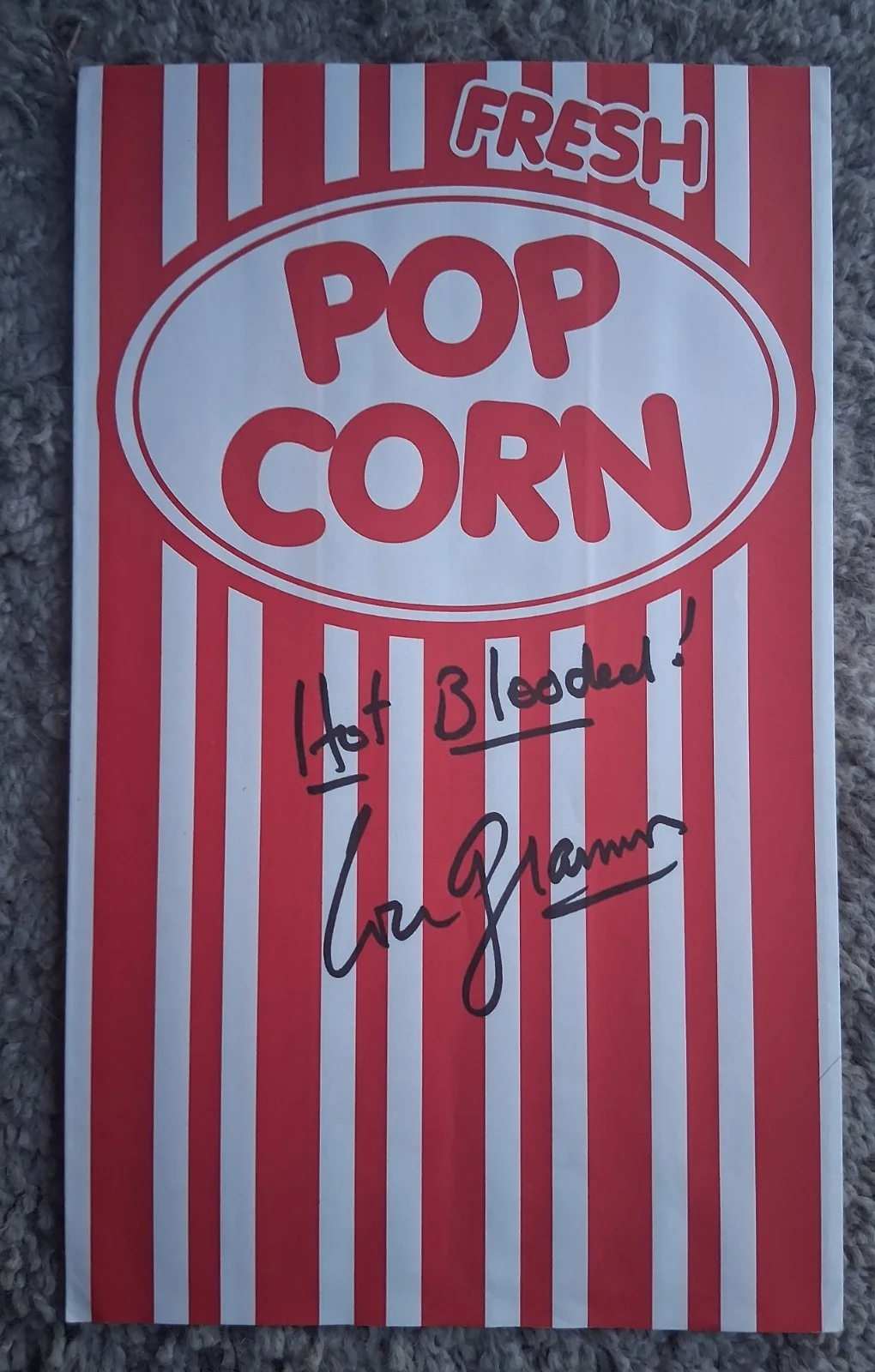 Hot Blooded Lou Gramm of Foreigner Signed Authentic Autograph Rock Band