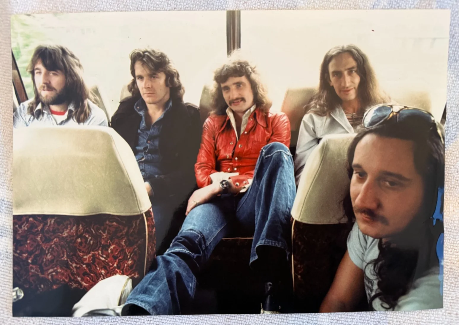 Original photo Uriah Heep (real photopaper from original film) 8.2x11.9 (#2)
