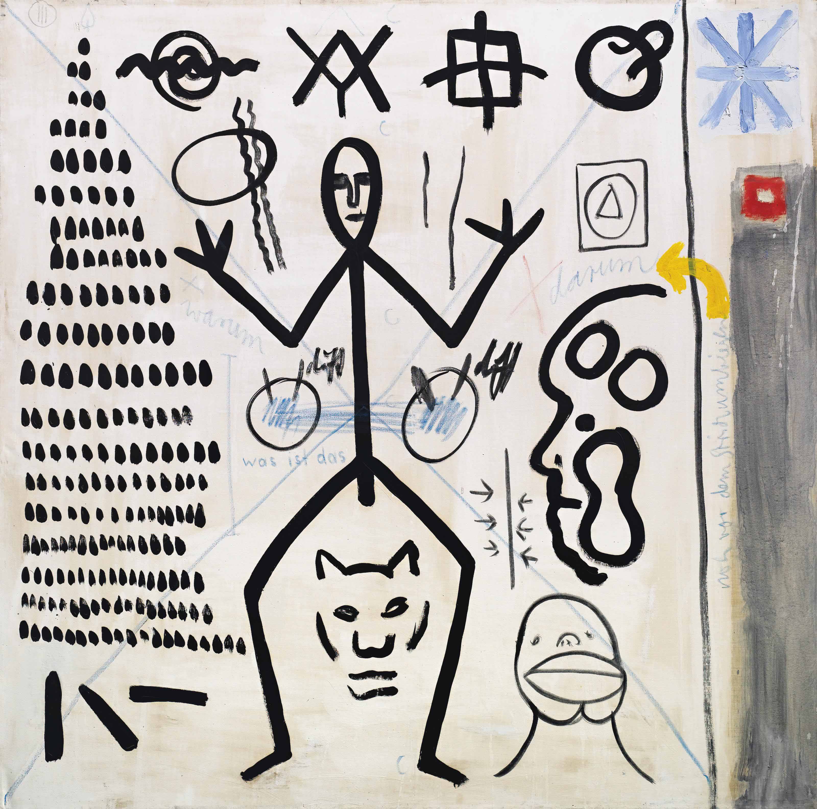 A.R. Penck — Без названия (был и есть дас)