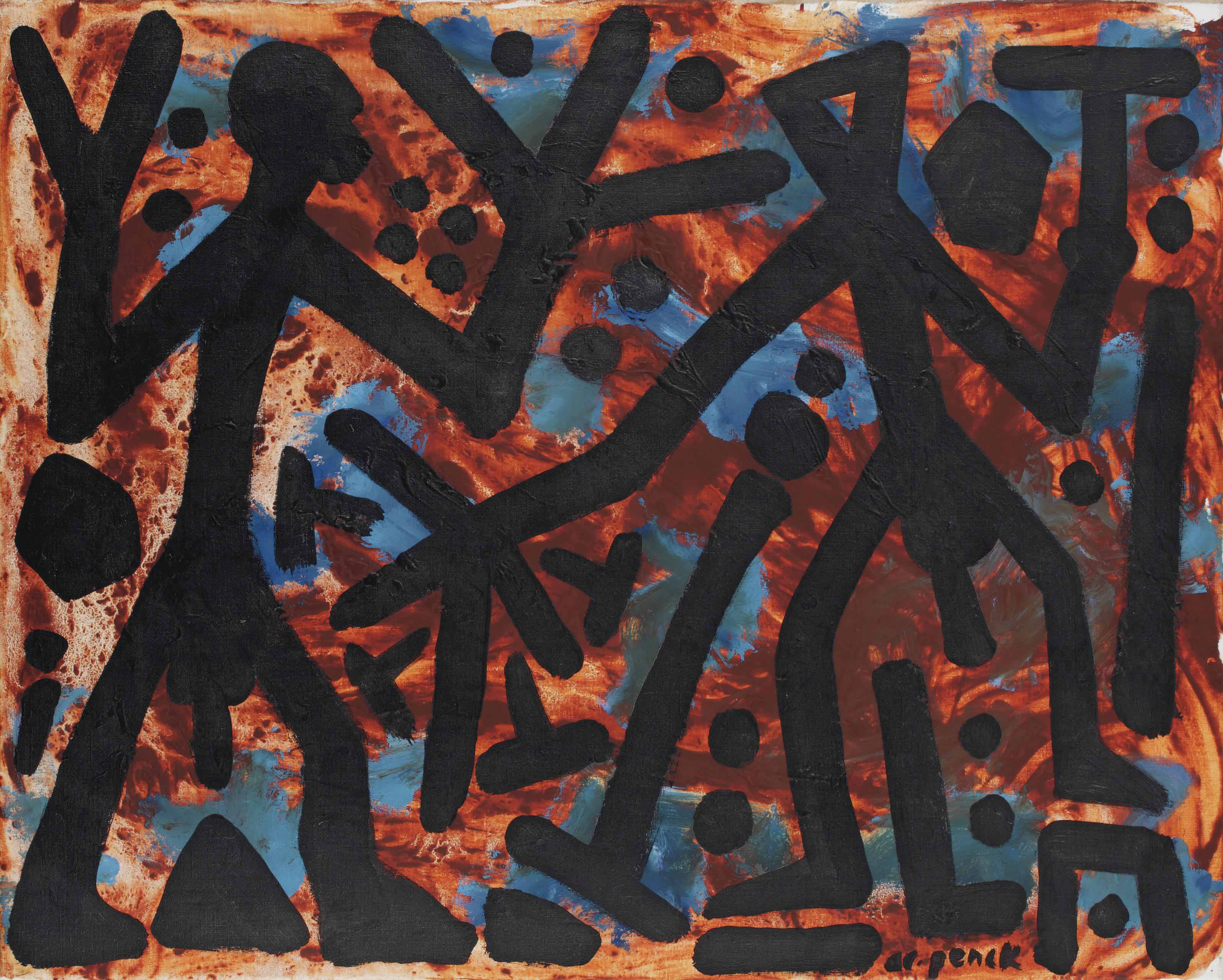 A.R. Penck — Херабстайгенде Эрде