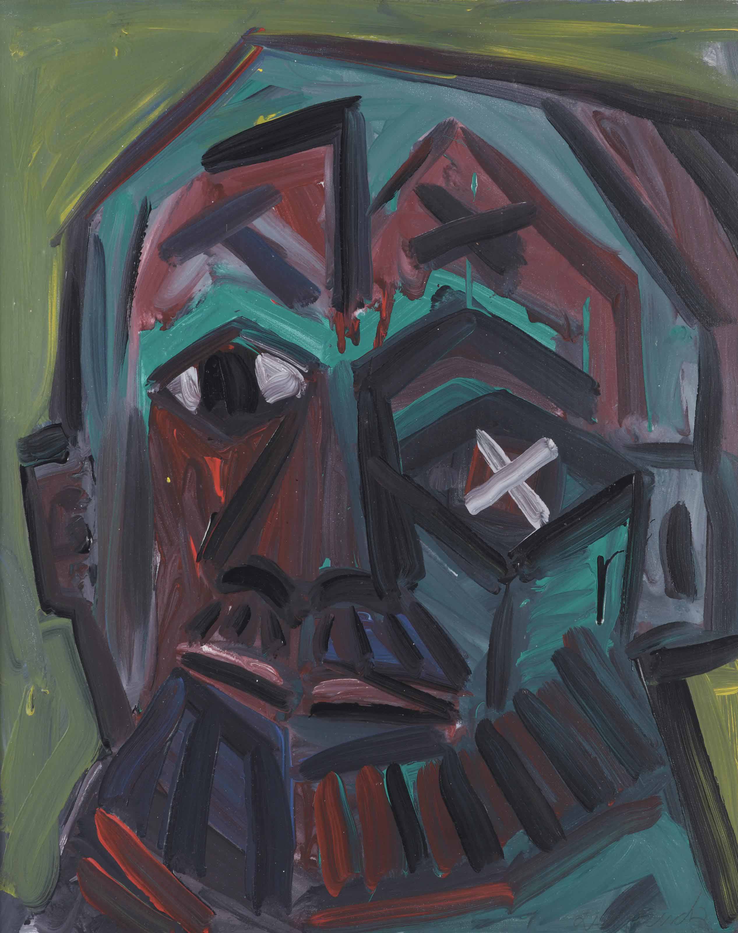 A.R. Penck — Автопортрет