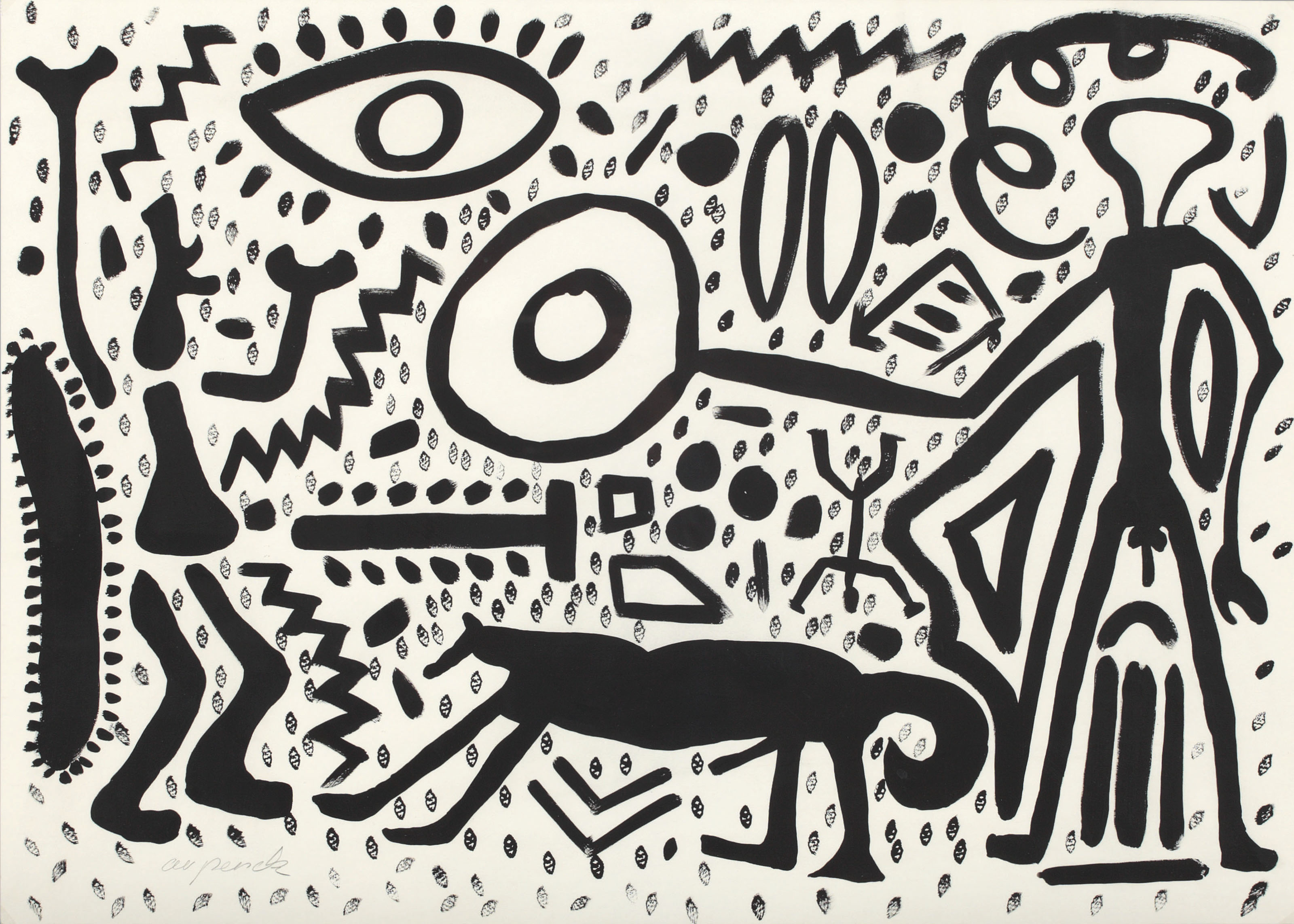 A.R. Penck — Без названия