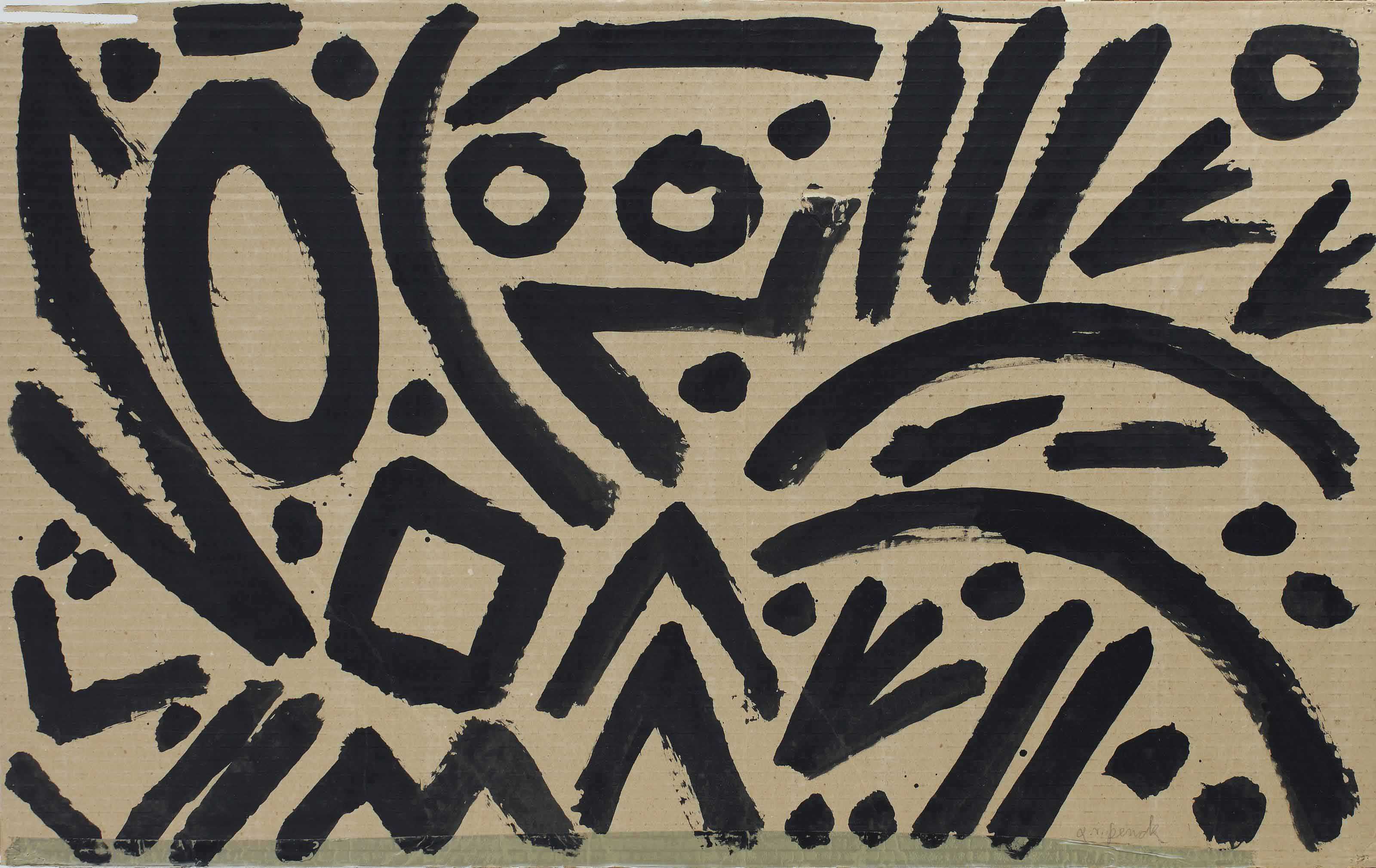 A.R. Penck — Без названия