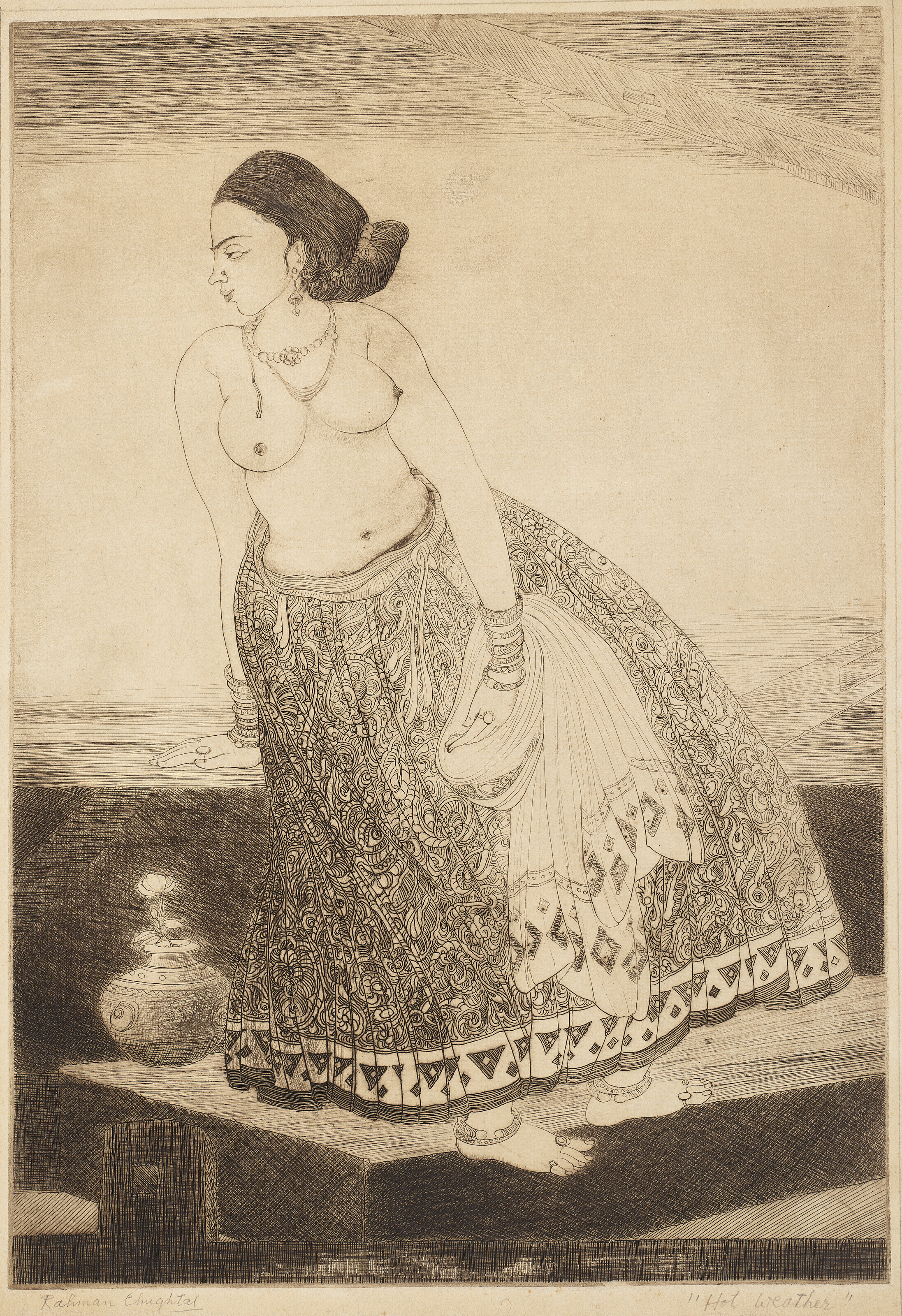 Abdur Rahman Chughtai — Невеста; Жаркая погода, изображение 2
