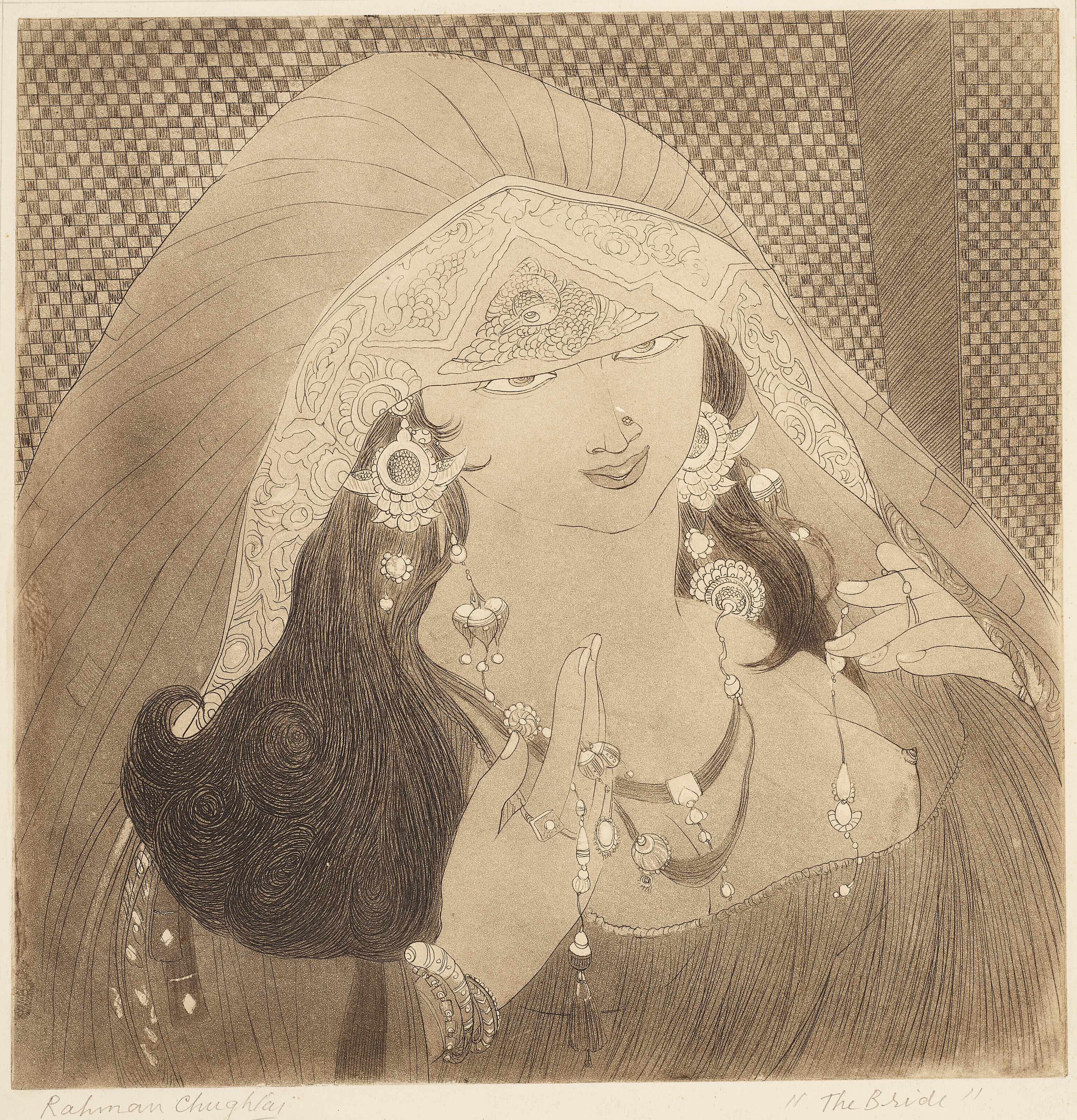 Abdur Rahman Chughtai — Невеста; Жаркая погода, изображение 3