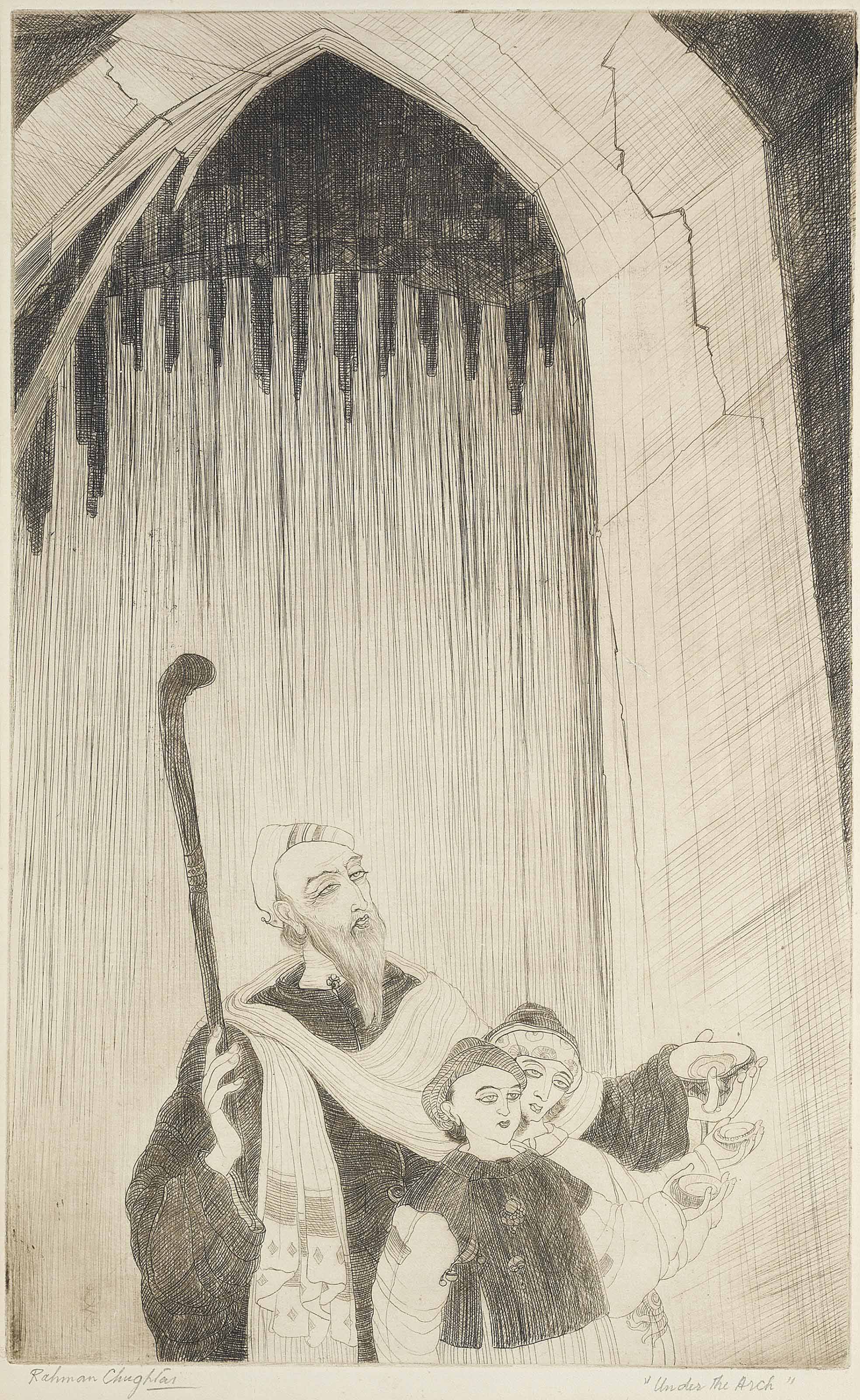 Abdur Rahman Chughtai — Под аркой