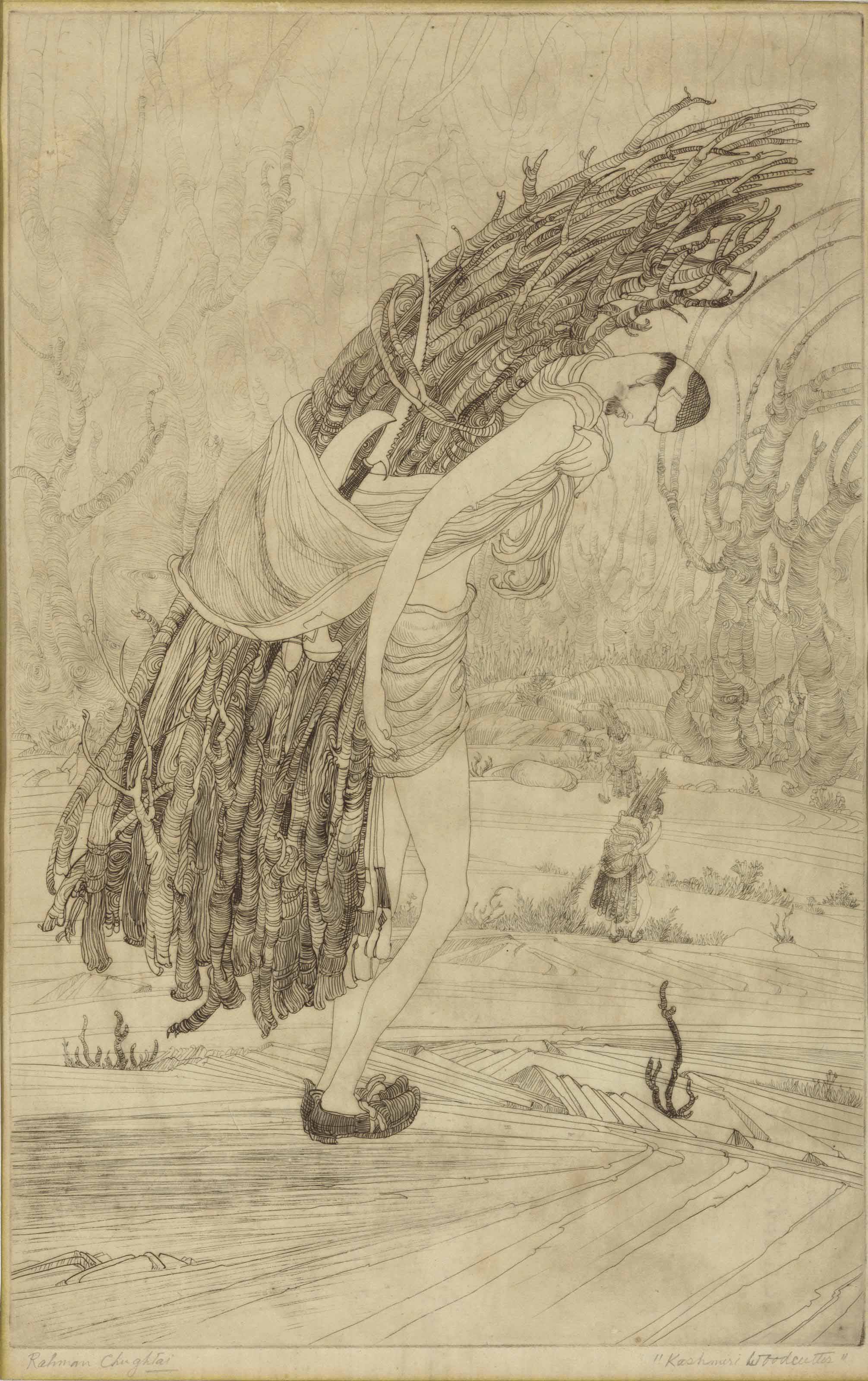 Abdur Rahman Chughtai — Кашмирский дровосек