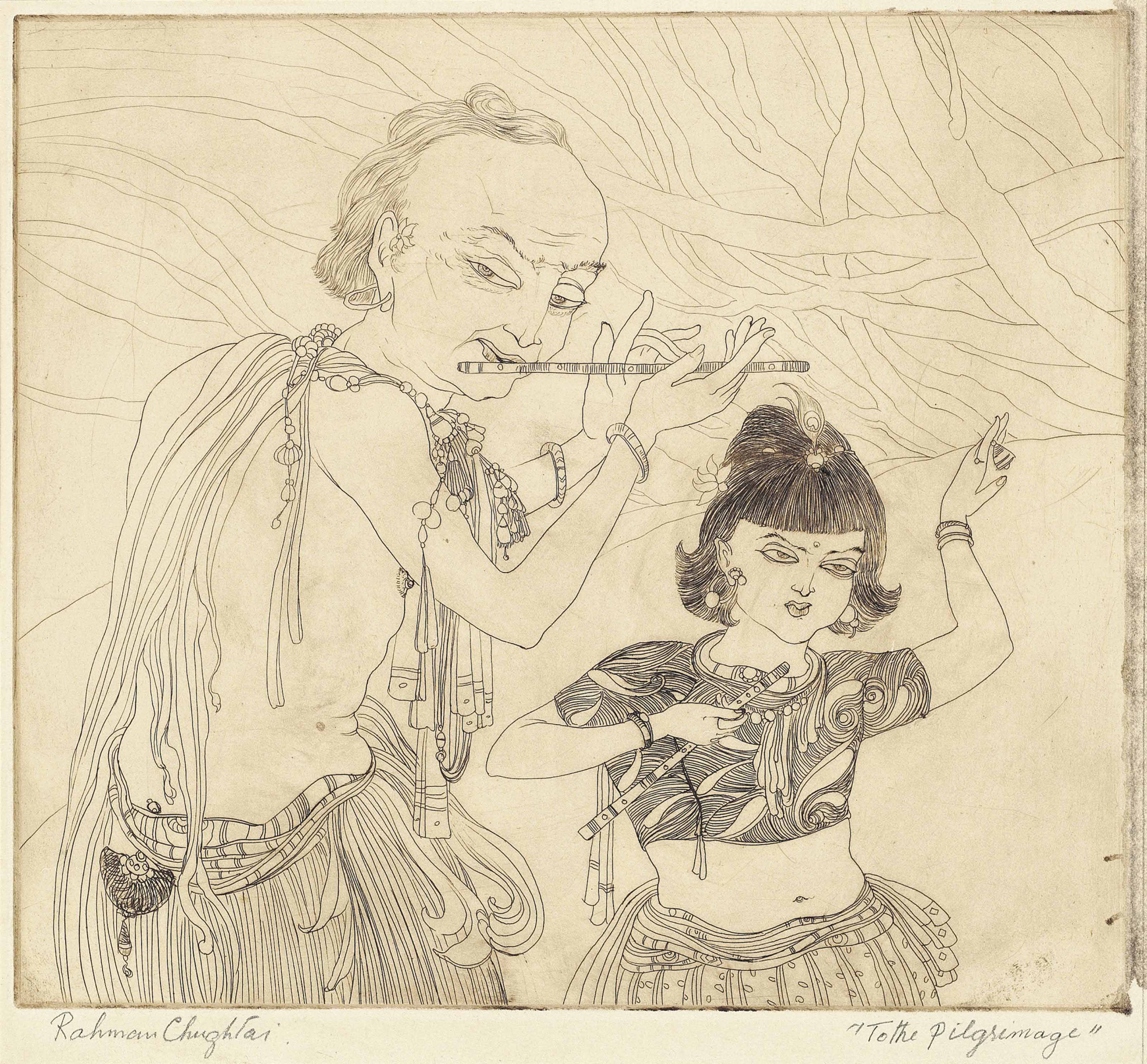 Abdur Rahman Chughtai — На паломничество