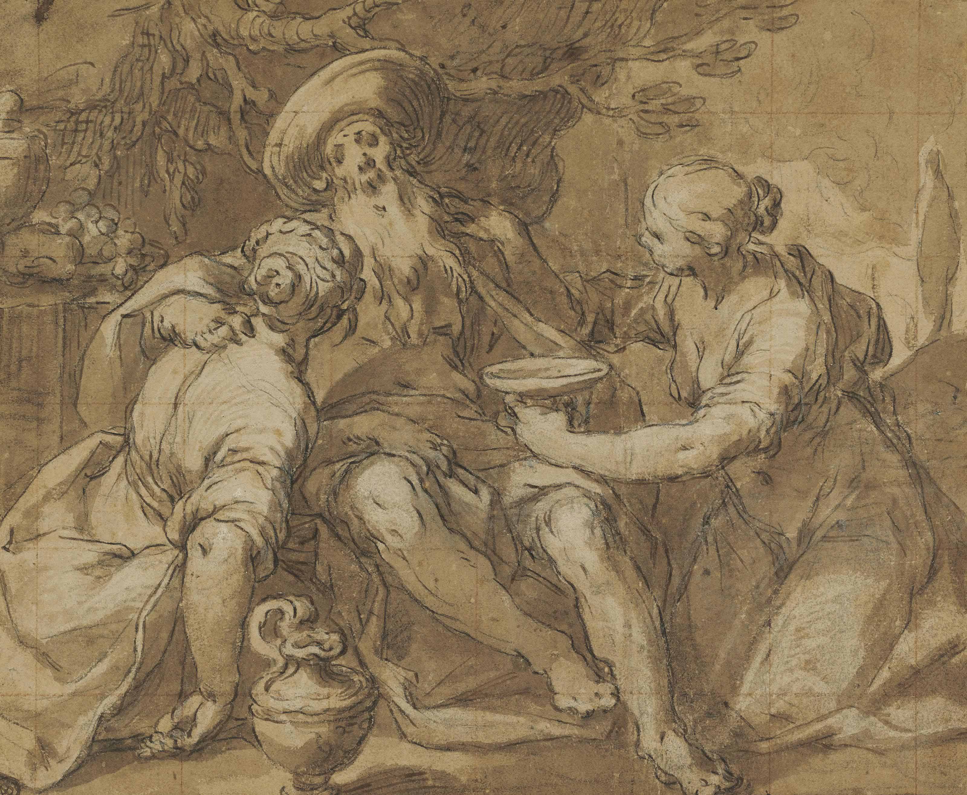 Abraham Bloemaert — Лот и его дочери