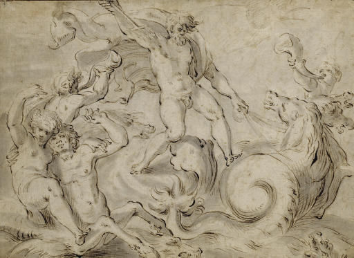 Abraham Bloemaert — Триумфальная арка Нептуна
