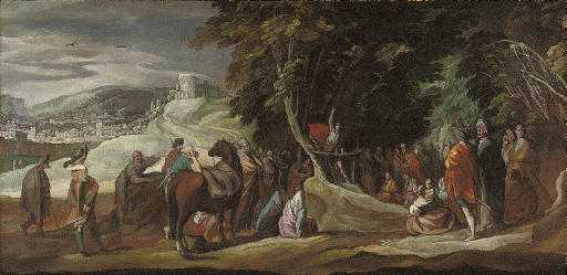 Abraham Bloemaert — Предсказание Крестителя