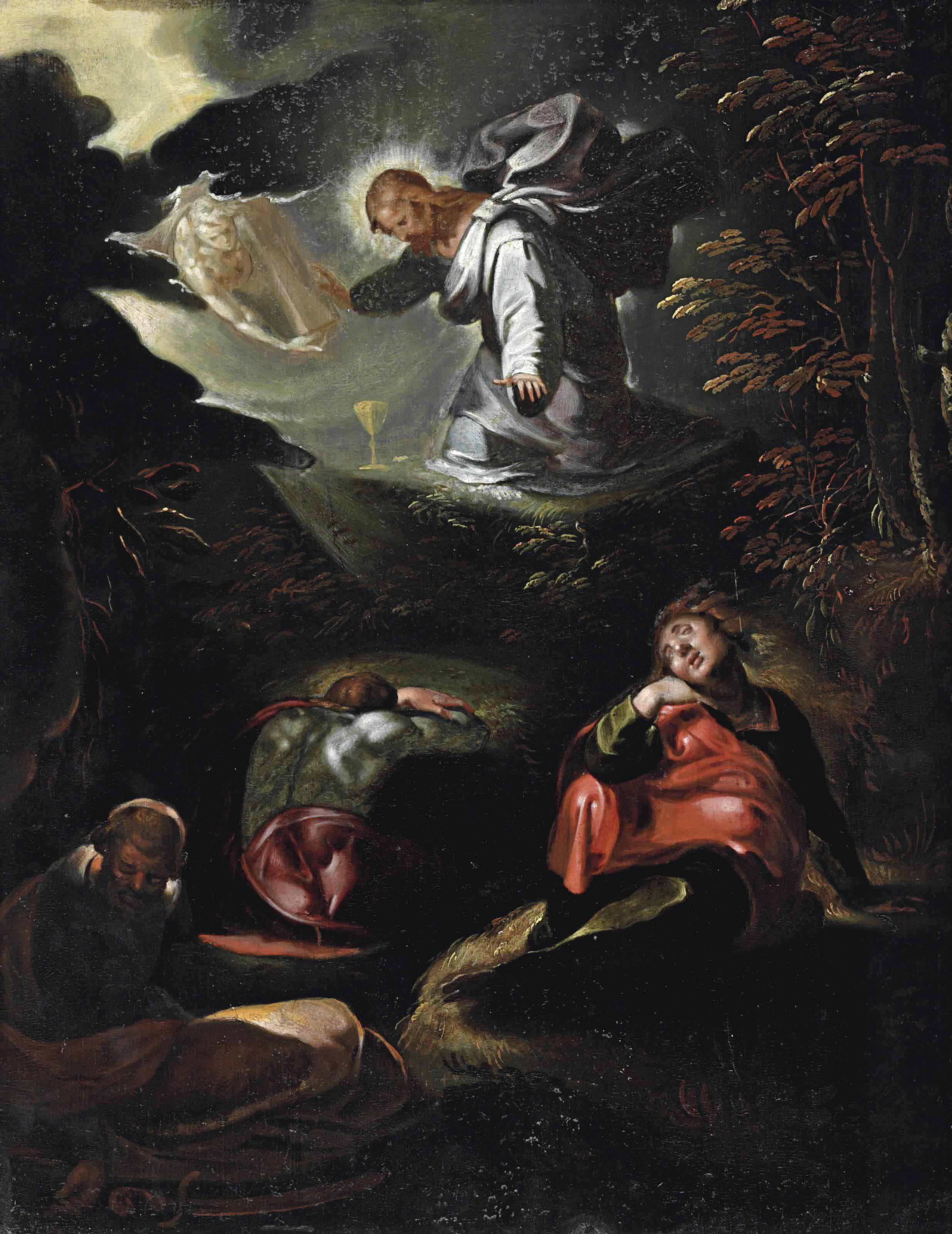 Abraham Bloemaert — Агония в саду