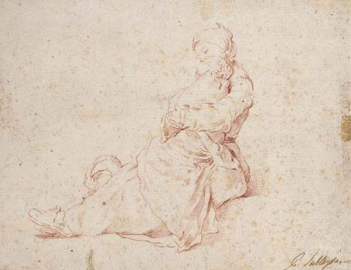 Abraham Bloemaert — Мать, баюкающая ребенка, в честь Абрахама Блумарта