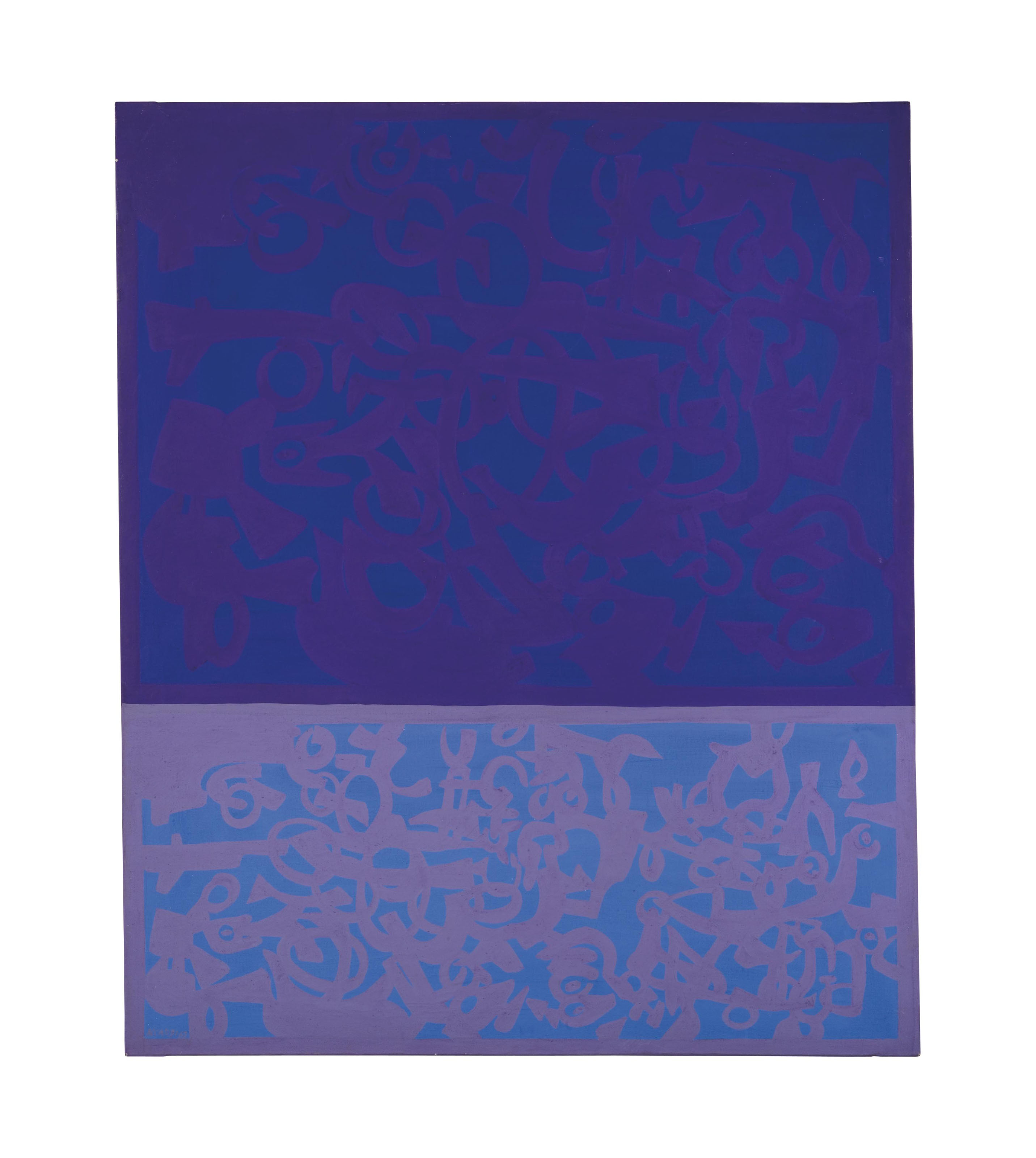 Accardi Carla — Integrazione blu viola azzurro (Интегрирующий синий, фиолетовый, небесно-голубой)