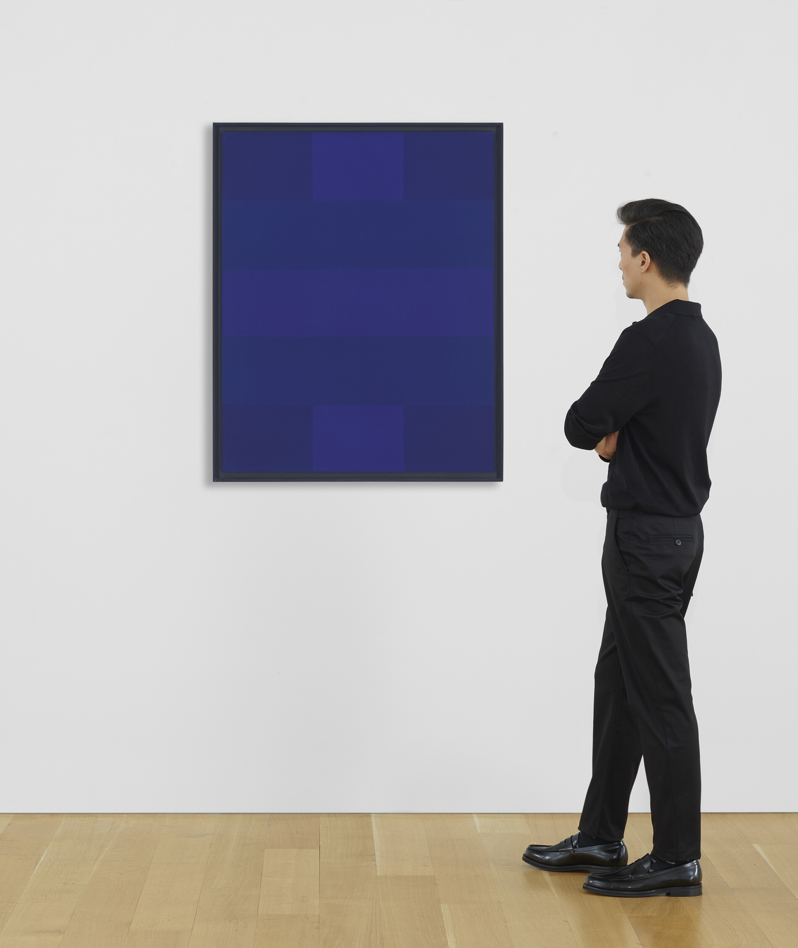 Ad Reinhardt — Голубая картина, 1951 год, изображение 3