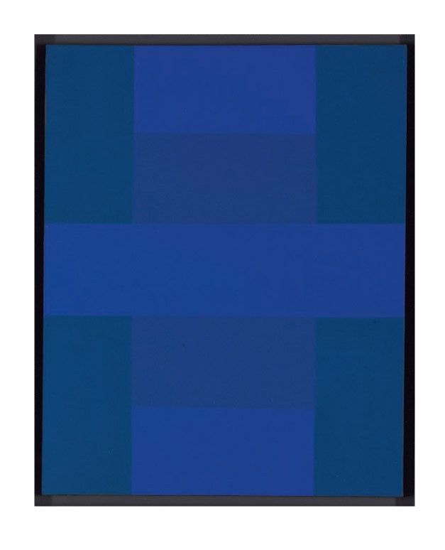 Ad Reinhardt — Абстрактная живопись, синий цвет, 1953