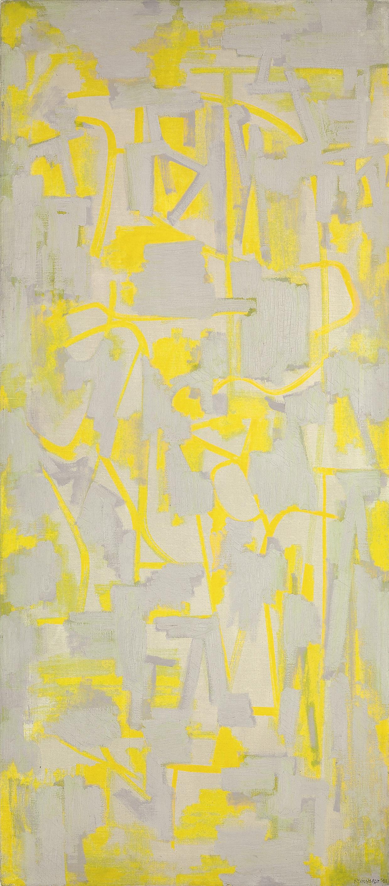 Ad Reinhardt — Желтая картина