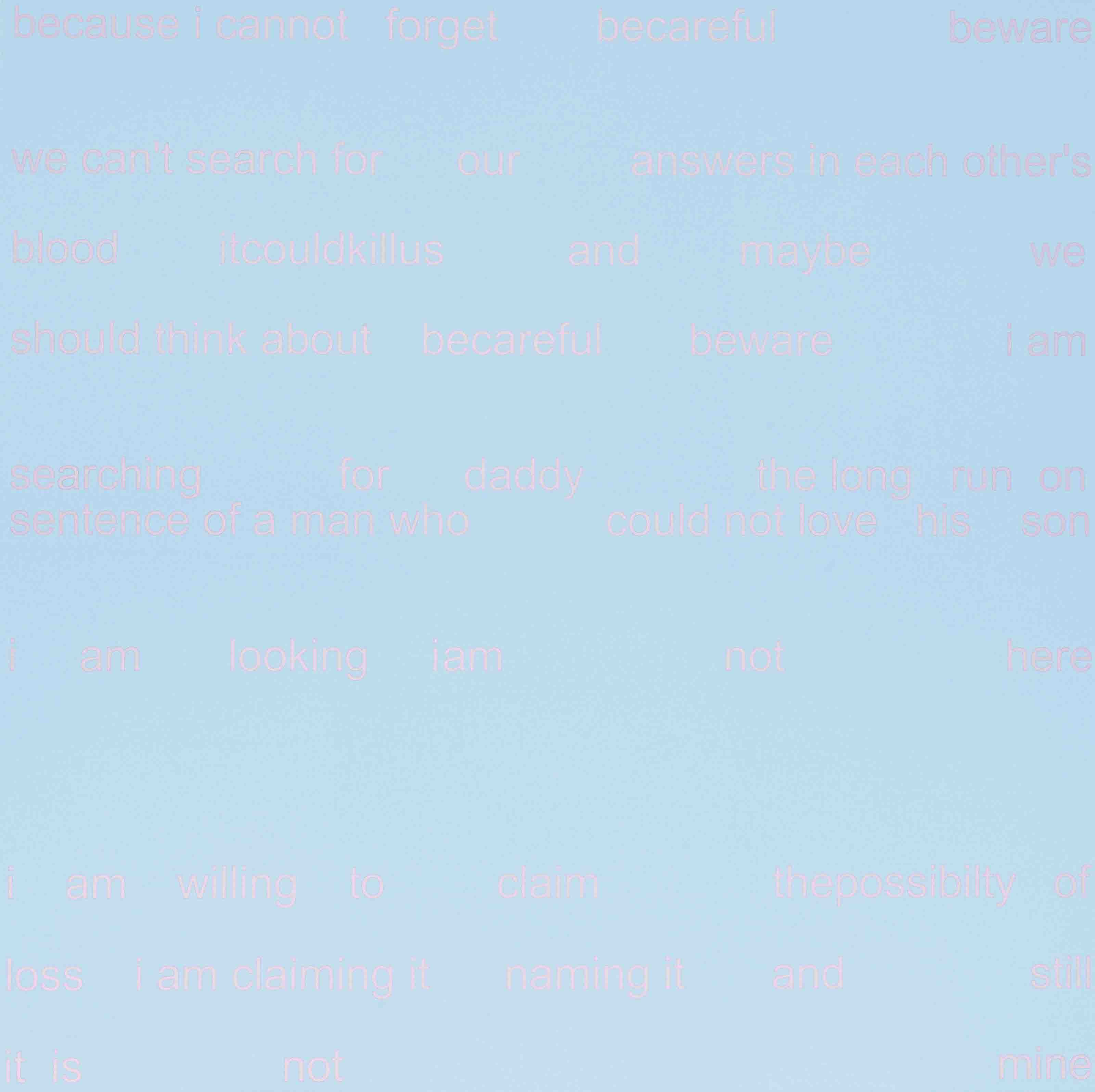 Adam Pendleton — Потому что я не могу забыть