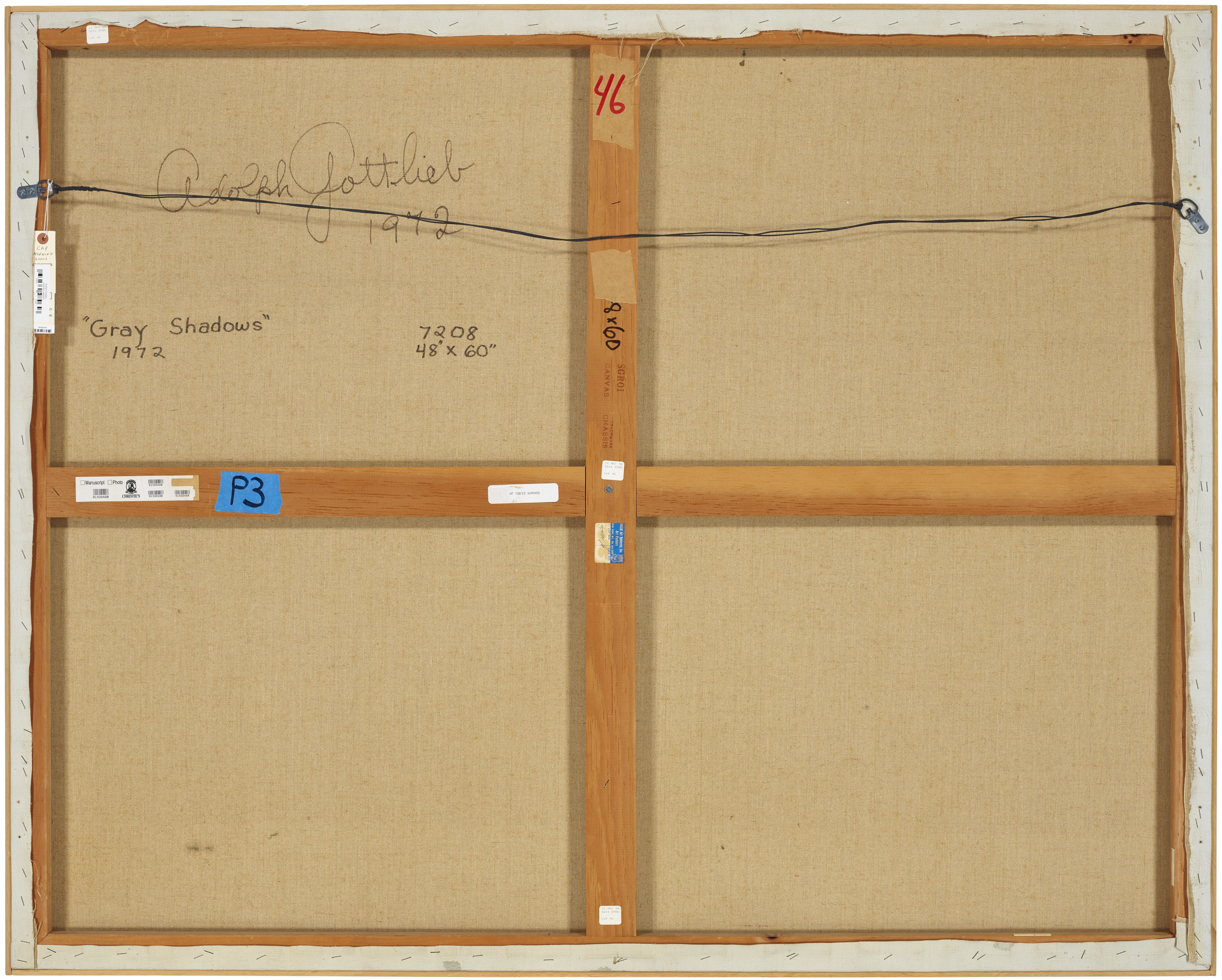 Adolph Gottlieb — Серые тени, изображение 3