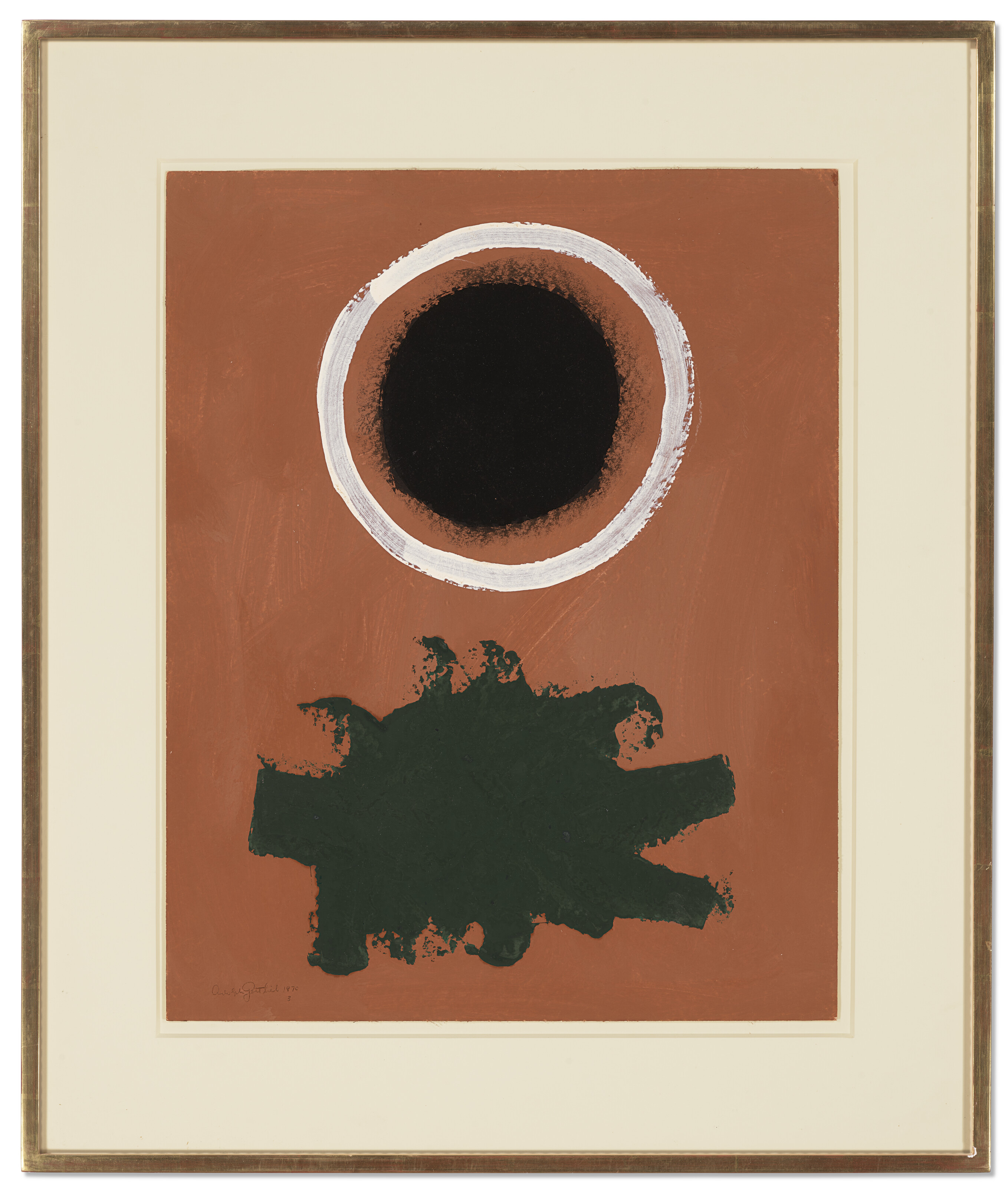 Adolph Gottlieb — Белый ореол, изображение 2